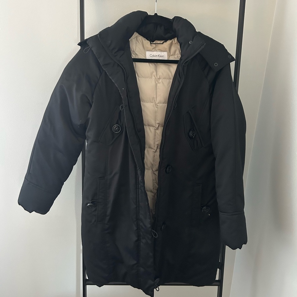 Calvin Klein Puffer Trench Coat
